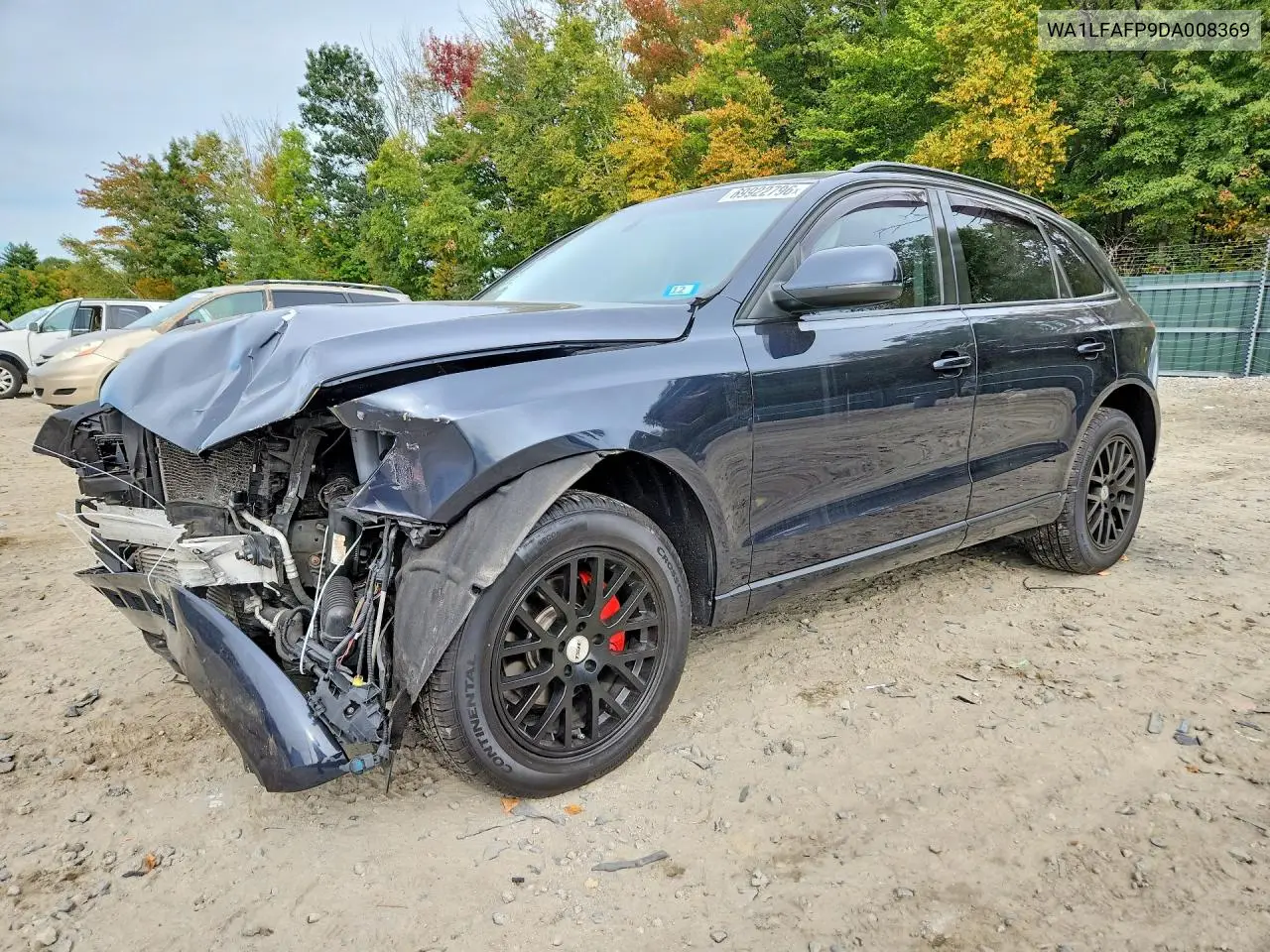 AUDI Q5 2013, VIN WA1LFAFP9DA008369