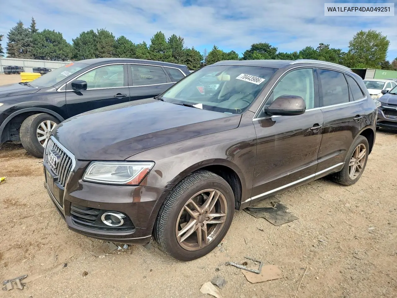 AUDI Q5 2013, VIN WA1LFAFP4DA049251