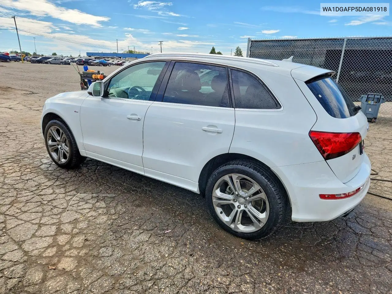 2013 AUDI Q5 VIN WA1DGAFP5DA081918 — фото 2