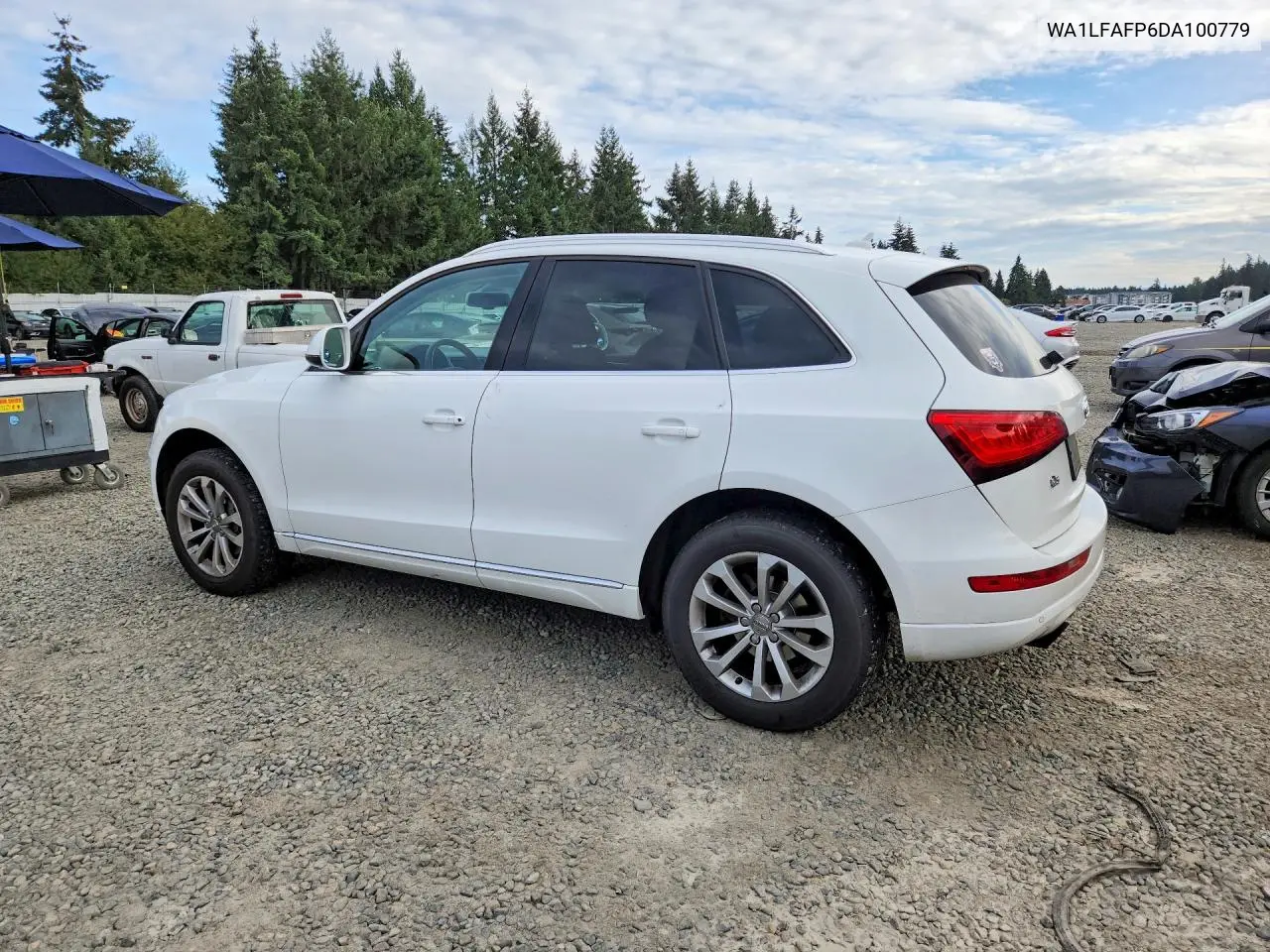 2013 AUDI Q5 VIN WA1LFAFP6DA100779 — фото 2