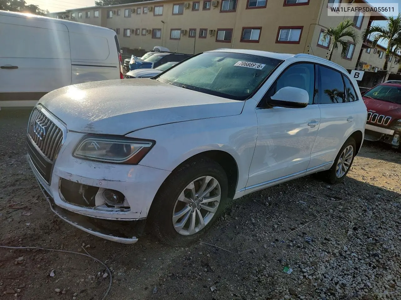 AUDI Q5 2013, VIN WA1LFAFP5DA055611