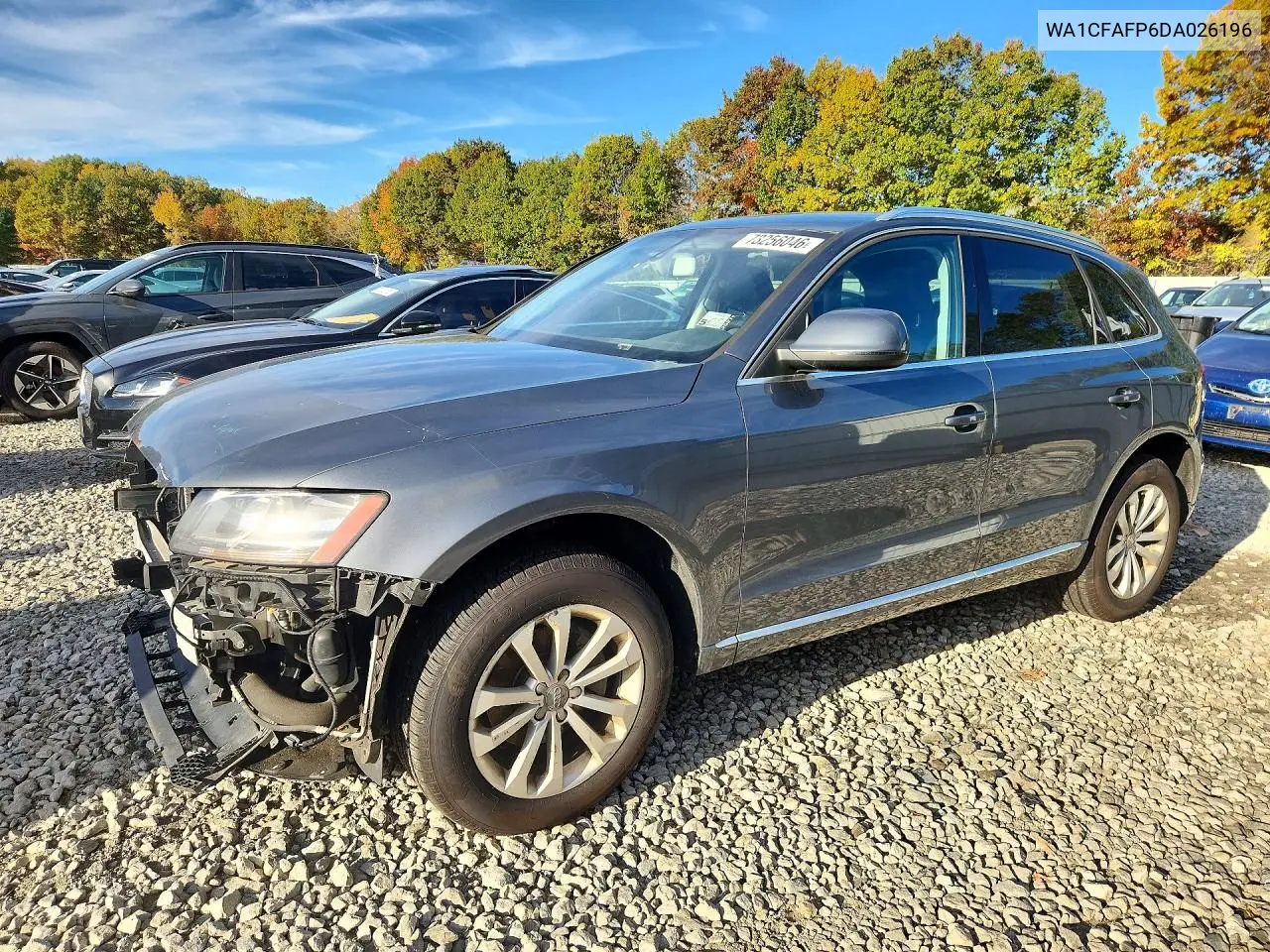 AUDI Q5 2013, VIN WA1CFAFP6DA026196