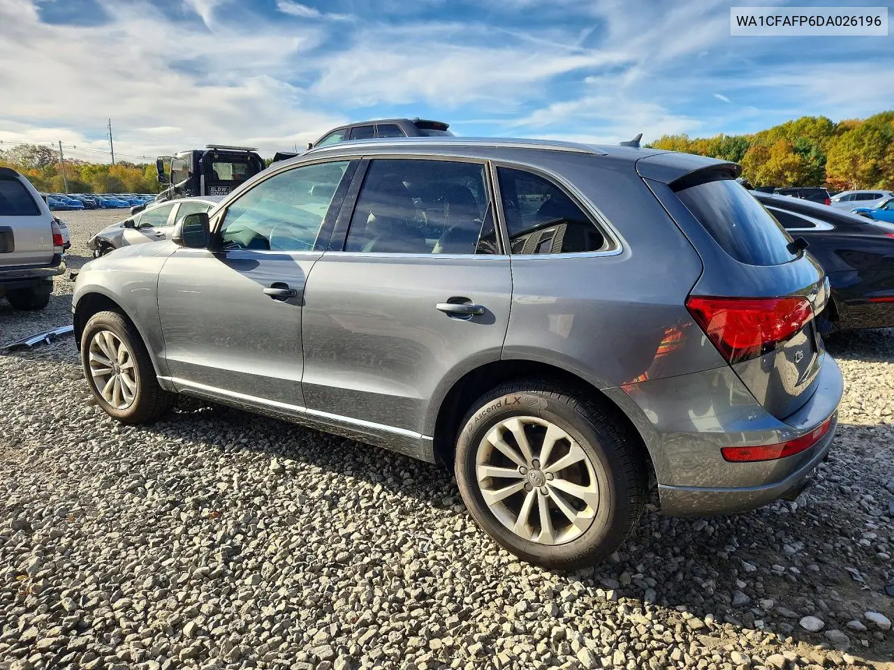 2013 AUDI Q5 VIN WA1CFAFP6DA026196 — фото 2