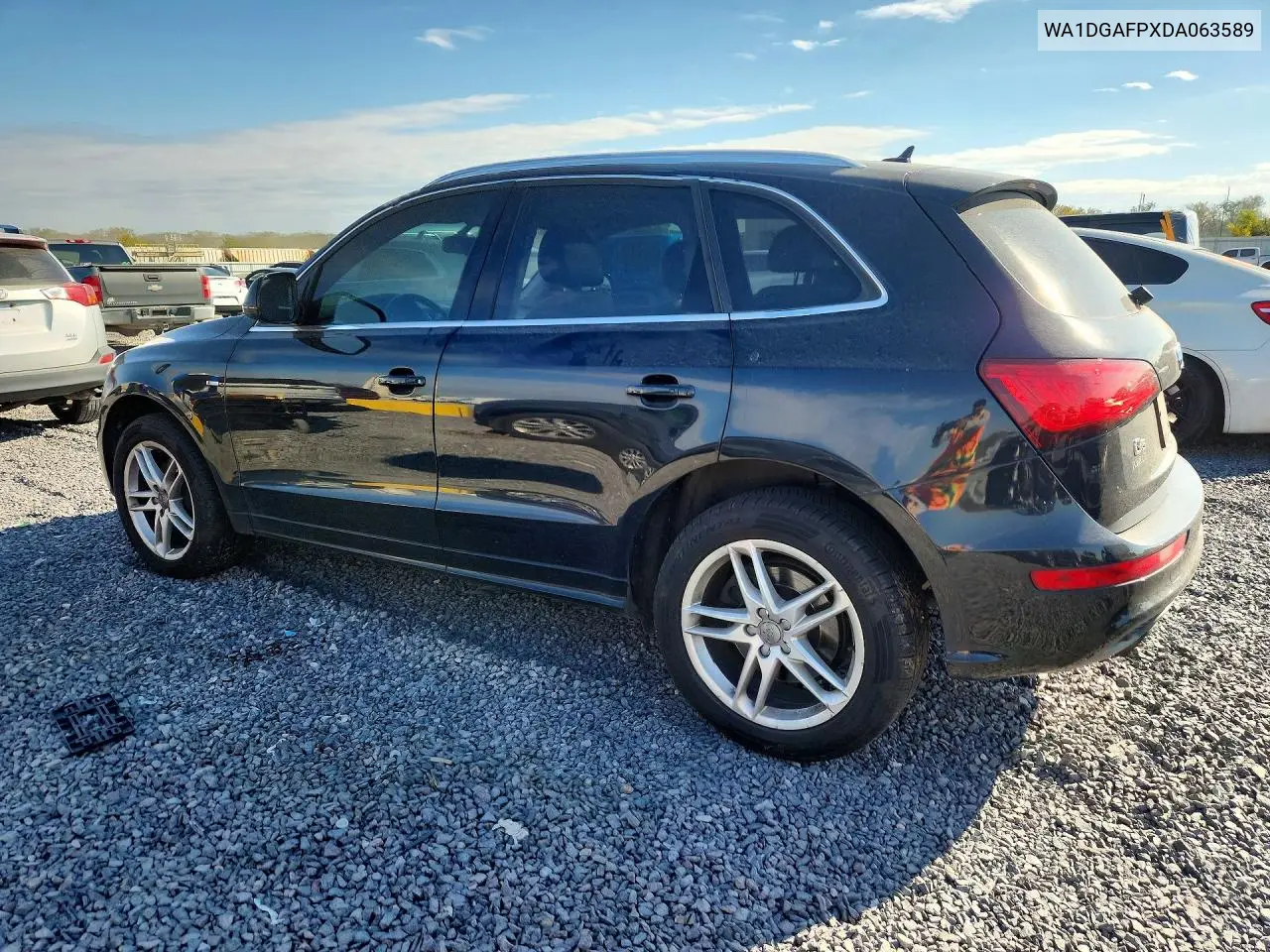 2013 AUDI Q5 VIN WA1DGAFPXDA063589 — фото 2