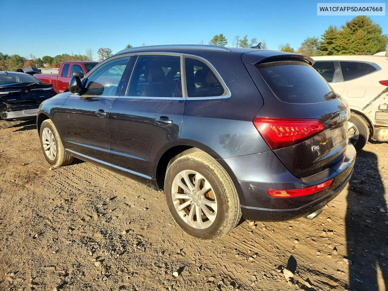 2013 AUDI Q5 VIN WA1CFAFP5DA047668 — фото 2