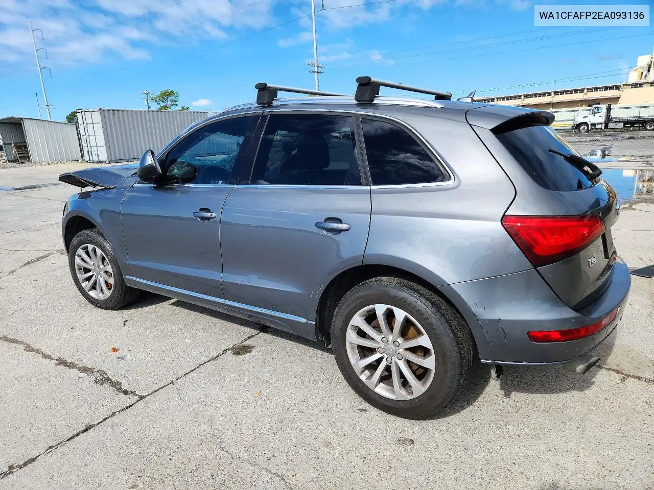 2014 AUDI Q5 VIN WA1CFAFP2EA093136 — фото 2
