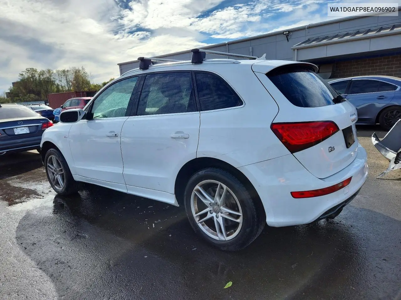 2014 AUDI Q5 VIN WA1DGAFP8EA096902 — фото 2