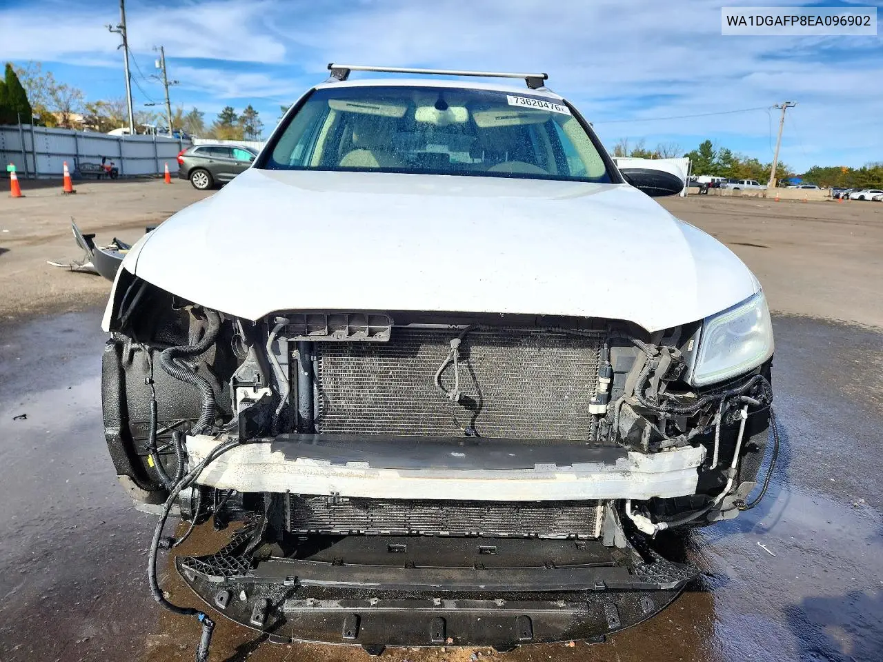 2014 AUDI Q5 VIN WA1DGAFP8EA096902 — фото 5