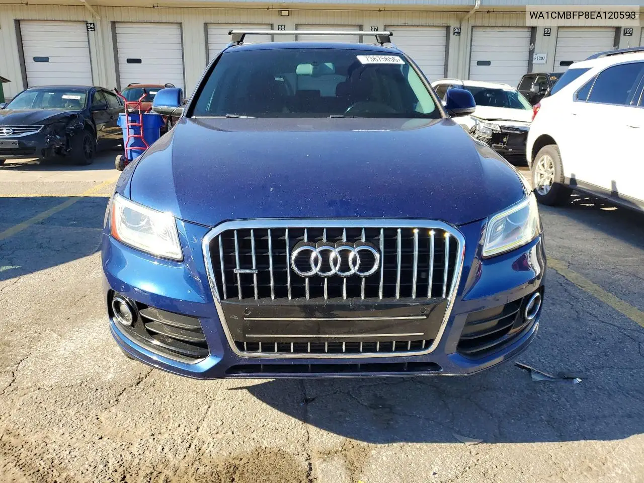 2014 AUDI Q5 VIN WA1CMBFP8EA120593 — фото 5