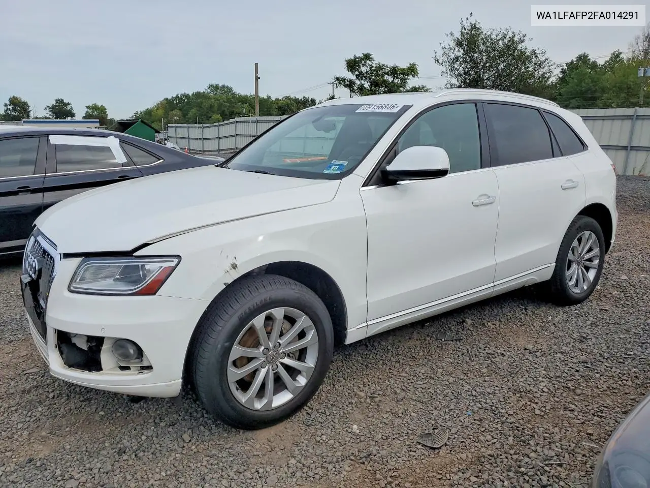 AUDI Q5 2015, VIN WA1LFAFP2FA014291