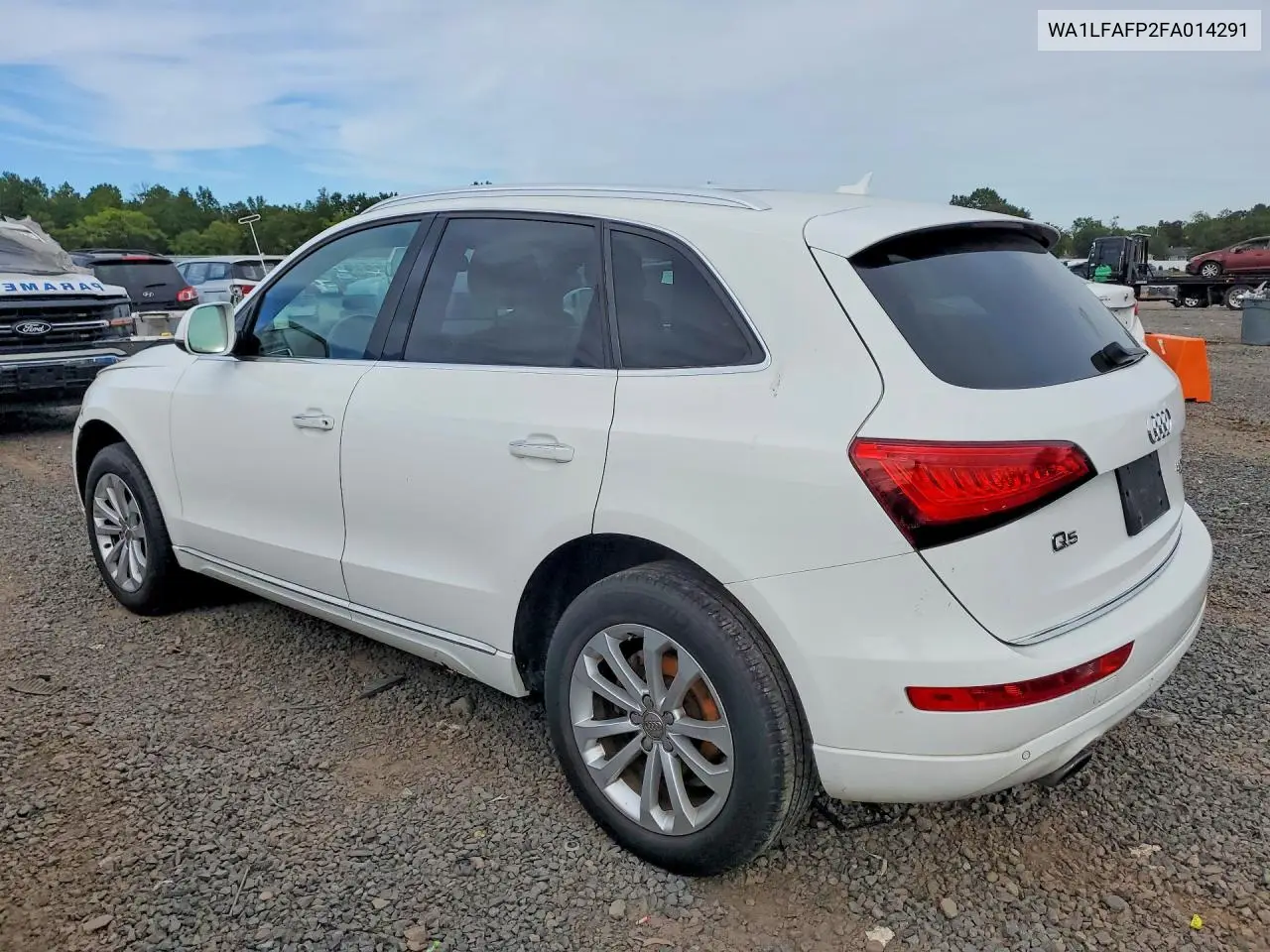 2015 AUDI Q5 VIN WA1LFAFP2FA014291 — фото 2