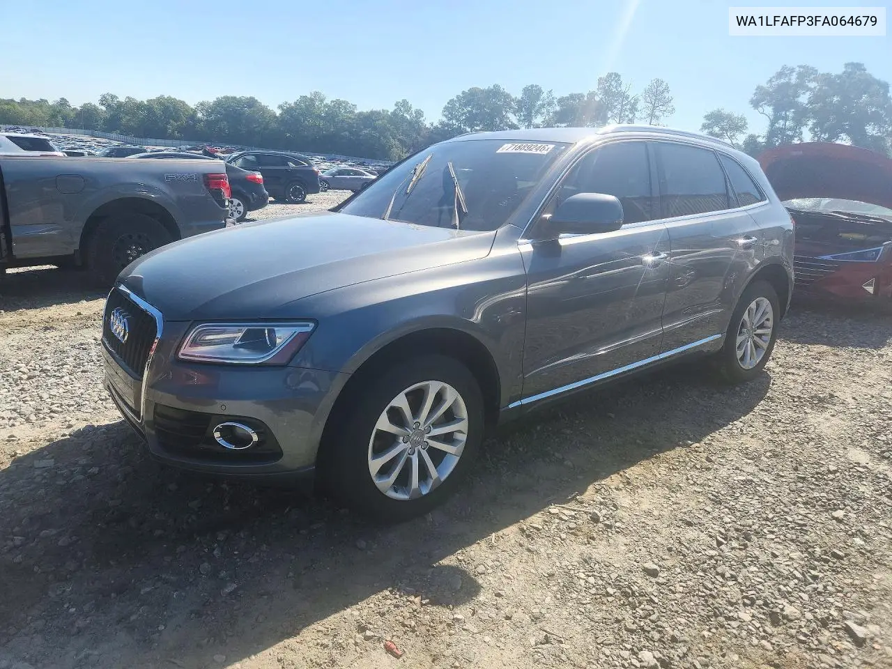 AUDI Q5 2015, VIN WA1LFAFP3FA064679