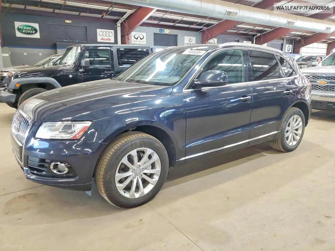 AUDI Q5 2015, VIN WA1LFAFP7FA092856
