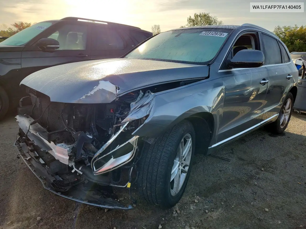 AUDI Q5 2015, VIN WA1LFAFP7FA140405