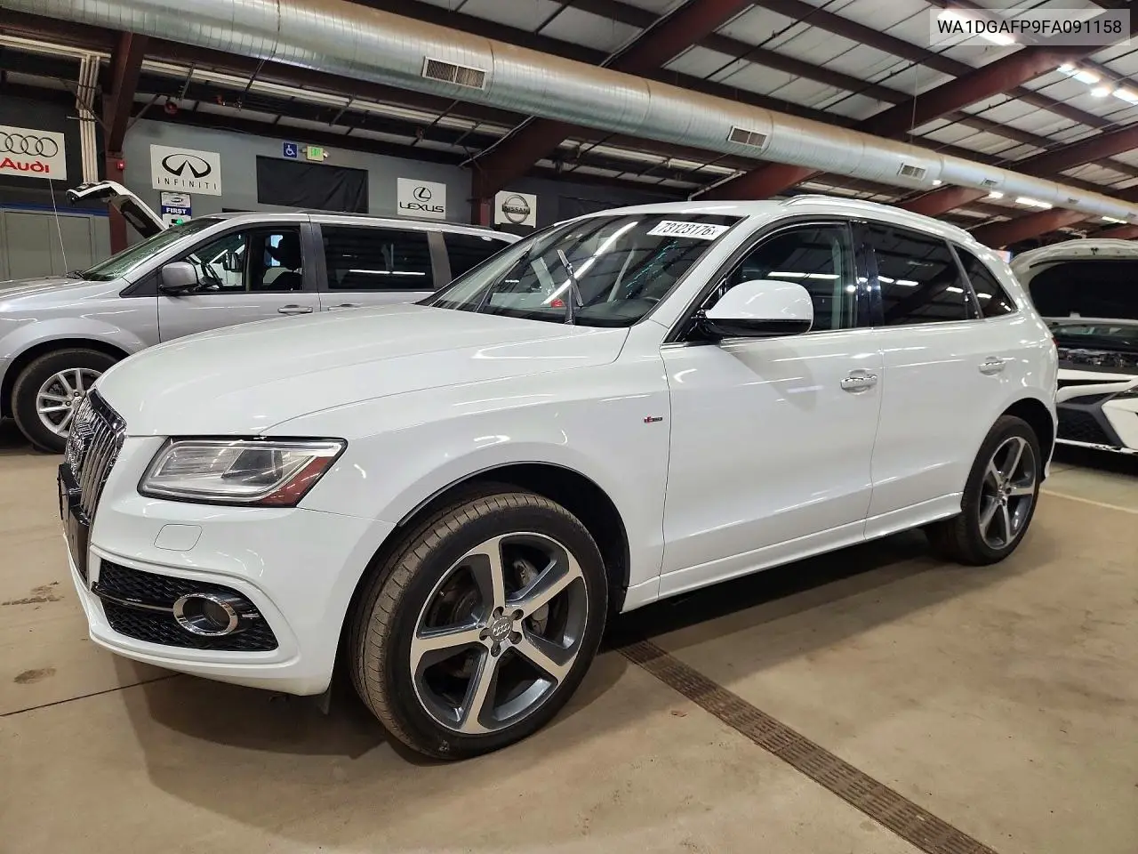 AUDI Q5 2015, VIN WA1DGAFP9FA091158