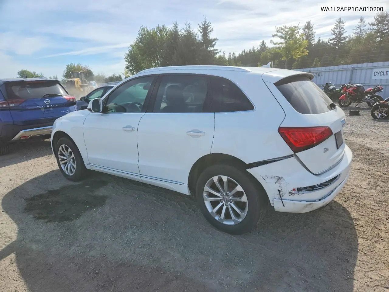 2016 AUDI Q5 VIN WA1L2AFP1GA010200 — фото 2