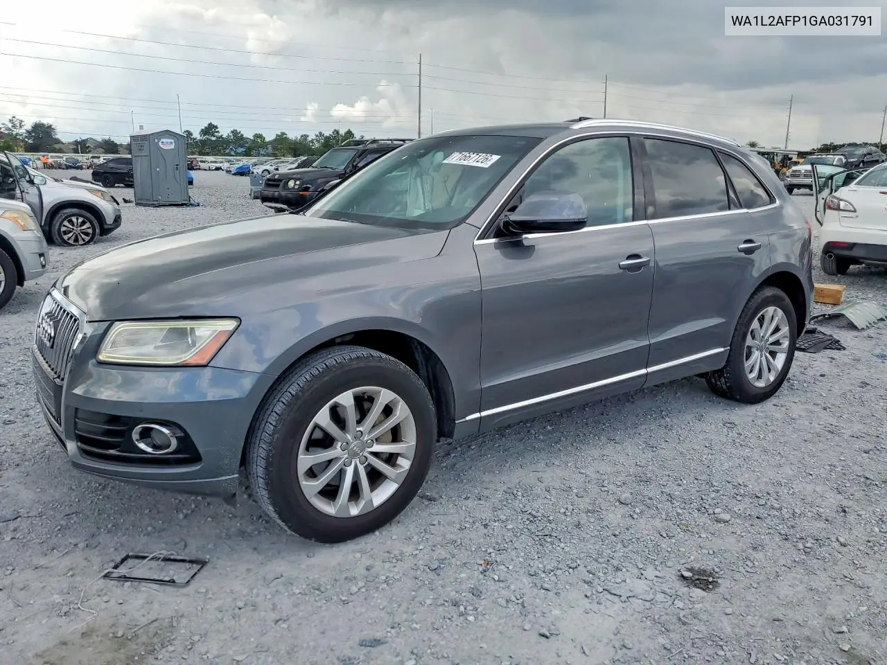 AUDI Q5 2016, VIN WA1L2AFP1GA031791