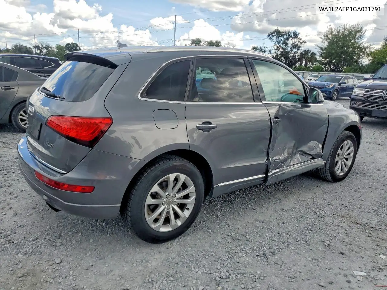 2016 AUDI Q5 VIN WA1L2AFP1GA031791 — фото 3