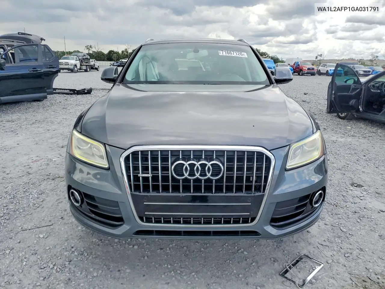 2016 AUDI Q5 VIN WA1L2AFP1GA031791 — фото 5