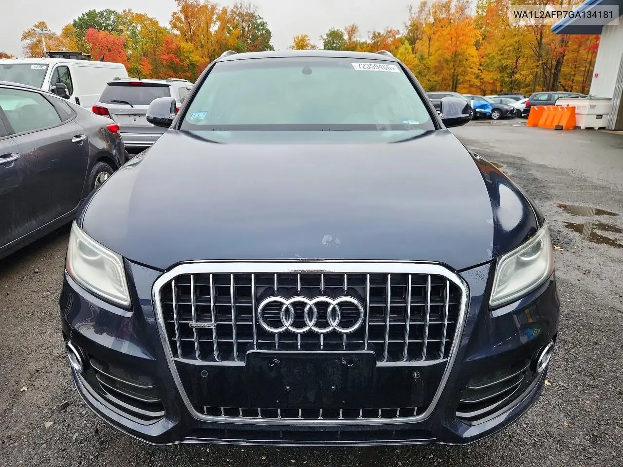 2016 AUDI Q5 VIN WA1L2AFP7GA134181 — фото 5