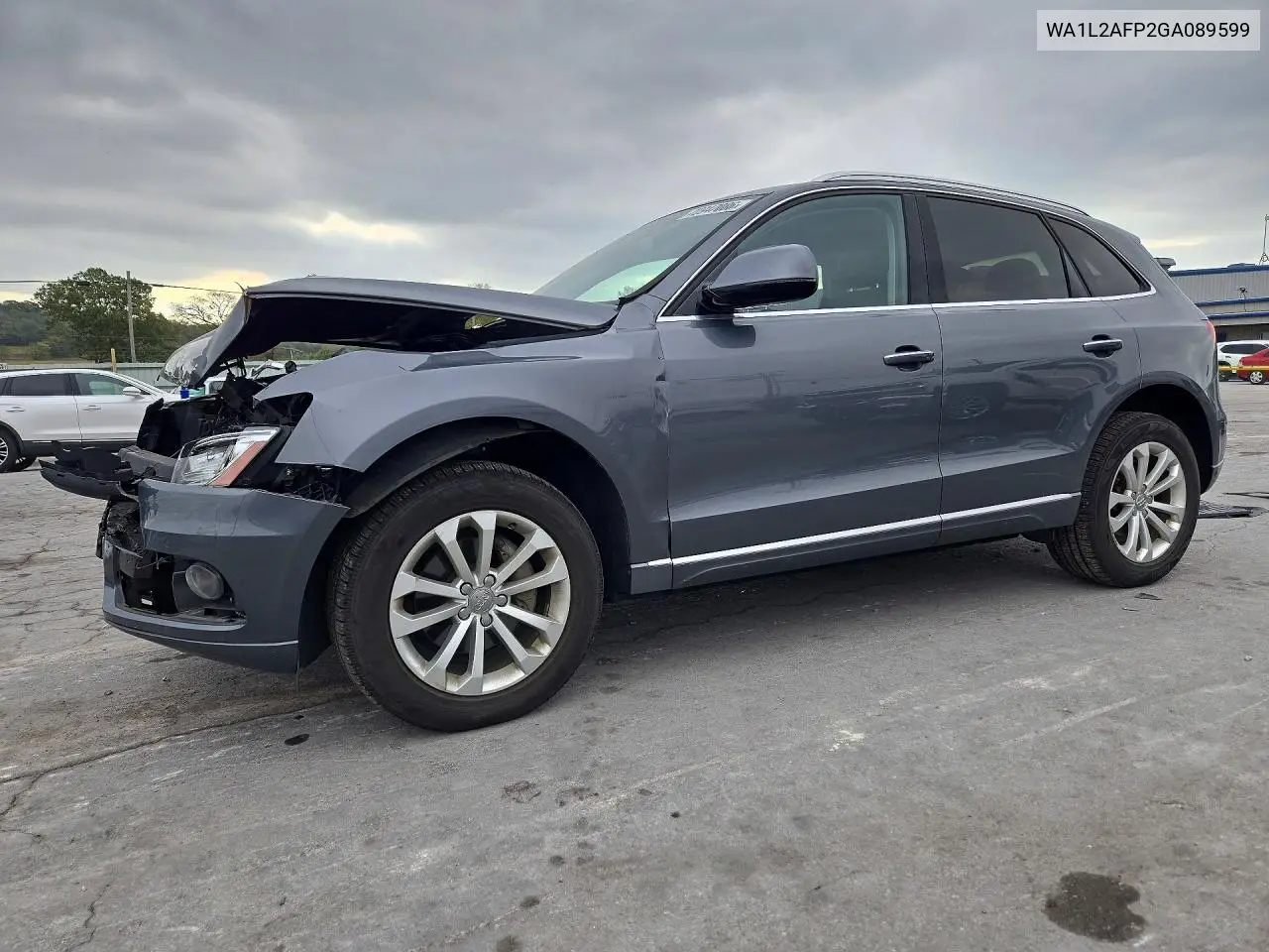 AUDI Q5 2016, VIN WA1L2AFP2GA089599