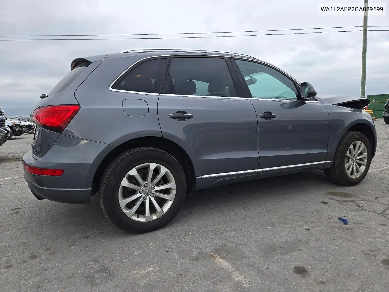 2016 AUDI Q5 VIN WA1L2AFP2GA089599 — фото 3