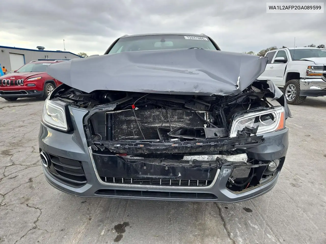 2016 AUDI Q5 VIN WA1L2AFP2GA089599 — фото 5