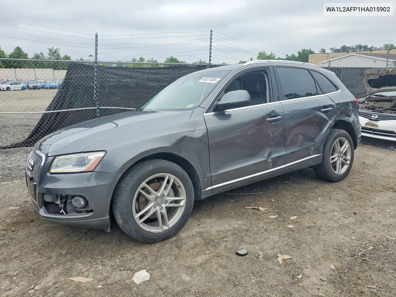 AUDI Q5 2017, VIN WA1L2AFP1HA015902