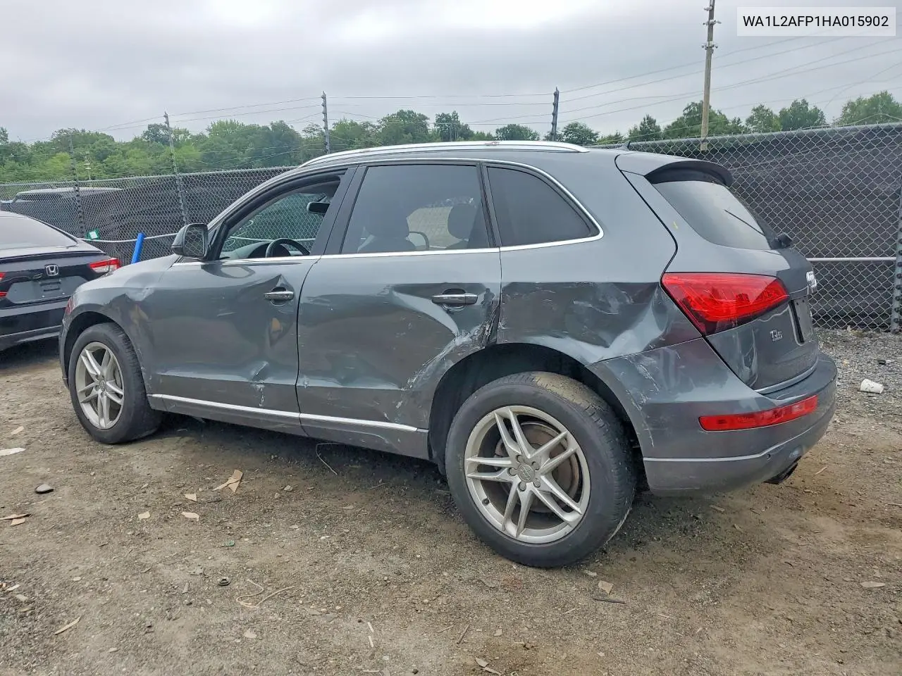 2017 AUDI Q5 VIN WA1L2AFP1HA015902 — фото 2