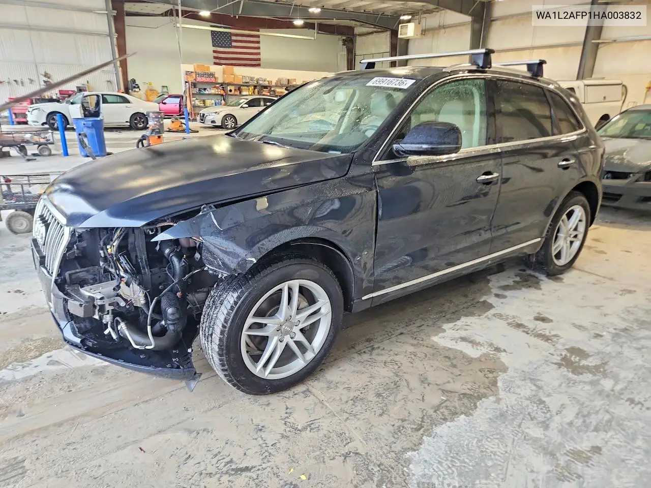 AUDI Q5 2017, VIN WA1L2AFP1HA003832