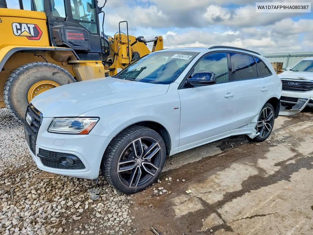 AUDI Q5 2017, VIN WA1D7AFP9HA080387