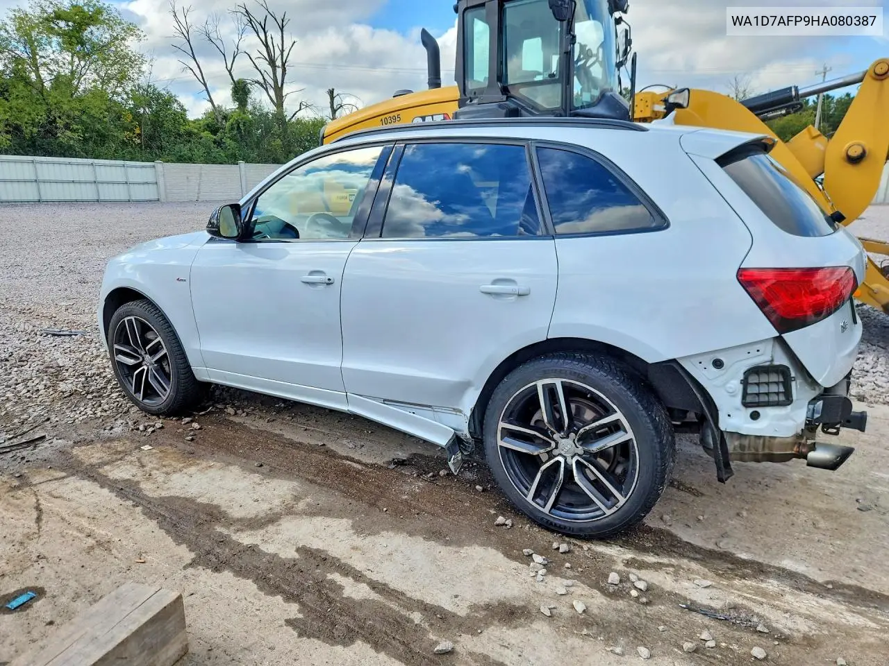 2017 AUDI Q5 VIN WA1D7AFP9HA080387 — фото 2