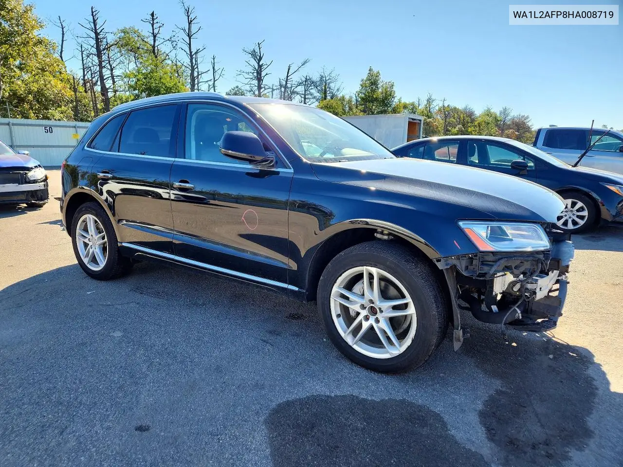 AUDI Q5 2017, VIN WA1L2AFP8HA008719