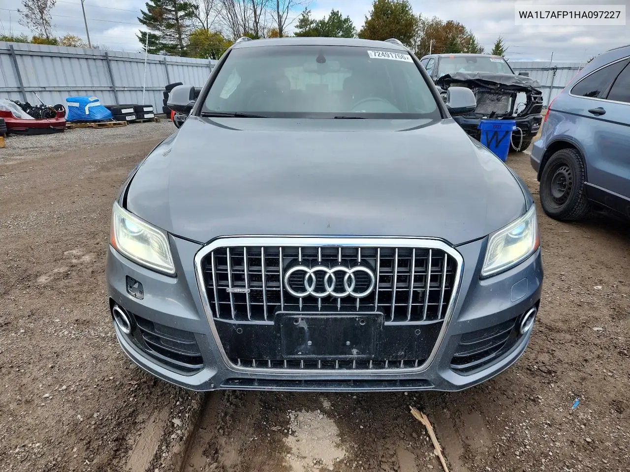 2017 AUDI Q5 VIN WA1L7AFP1HA097227 — фото 5
