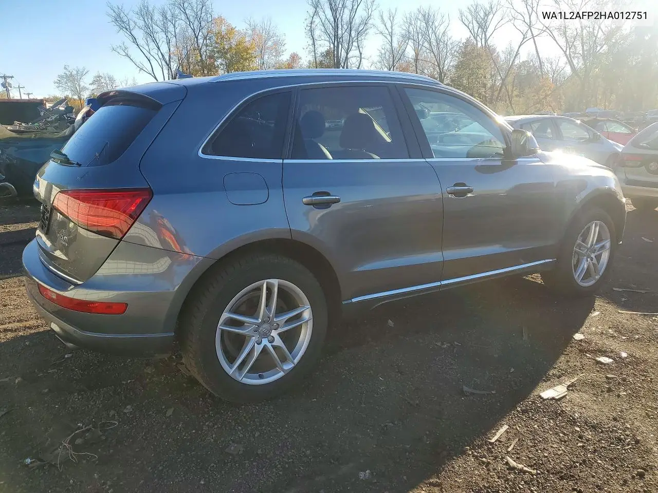 2017 AUDI Q5 VIN WA1L2AFP2HA012751 — фото 3