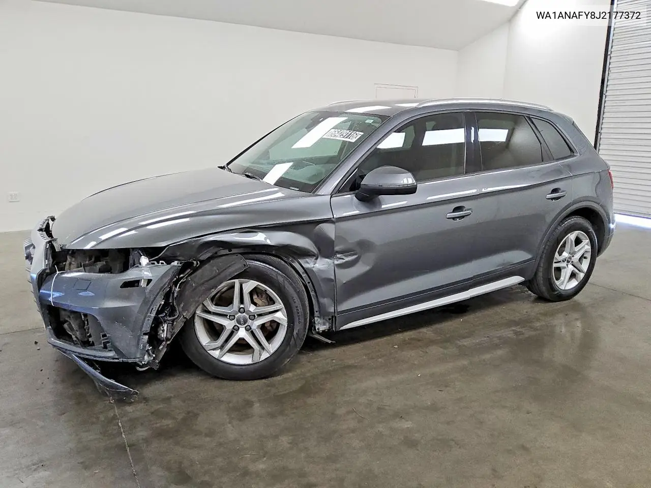 AUDI Q5 2018, VIN WA1ANAFY8J2177372