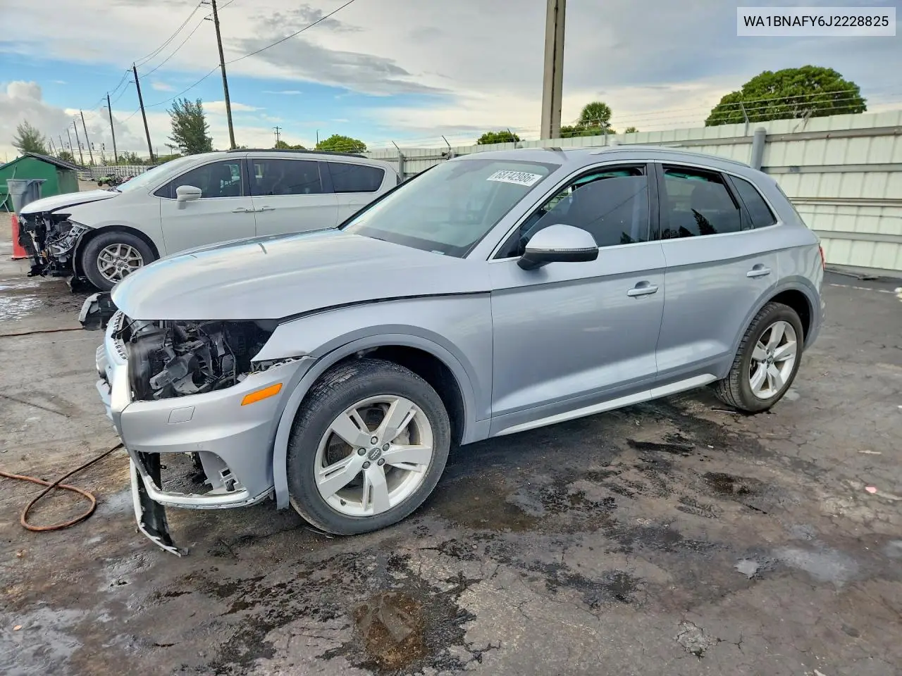 AUDI Q5 2018, VIN WA1BNAFY6J2228825