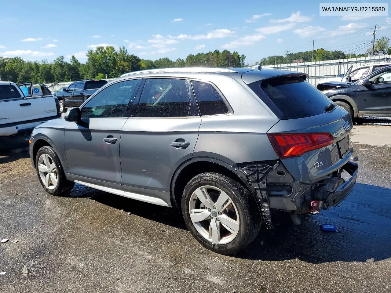 2018 AUDI Q5 VIN WA1ANAFY9J2215580 — фото 2