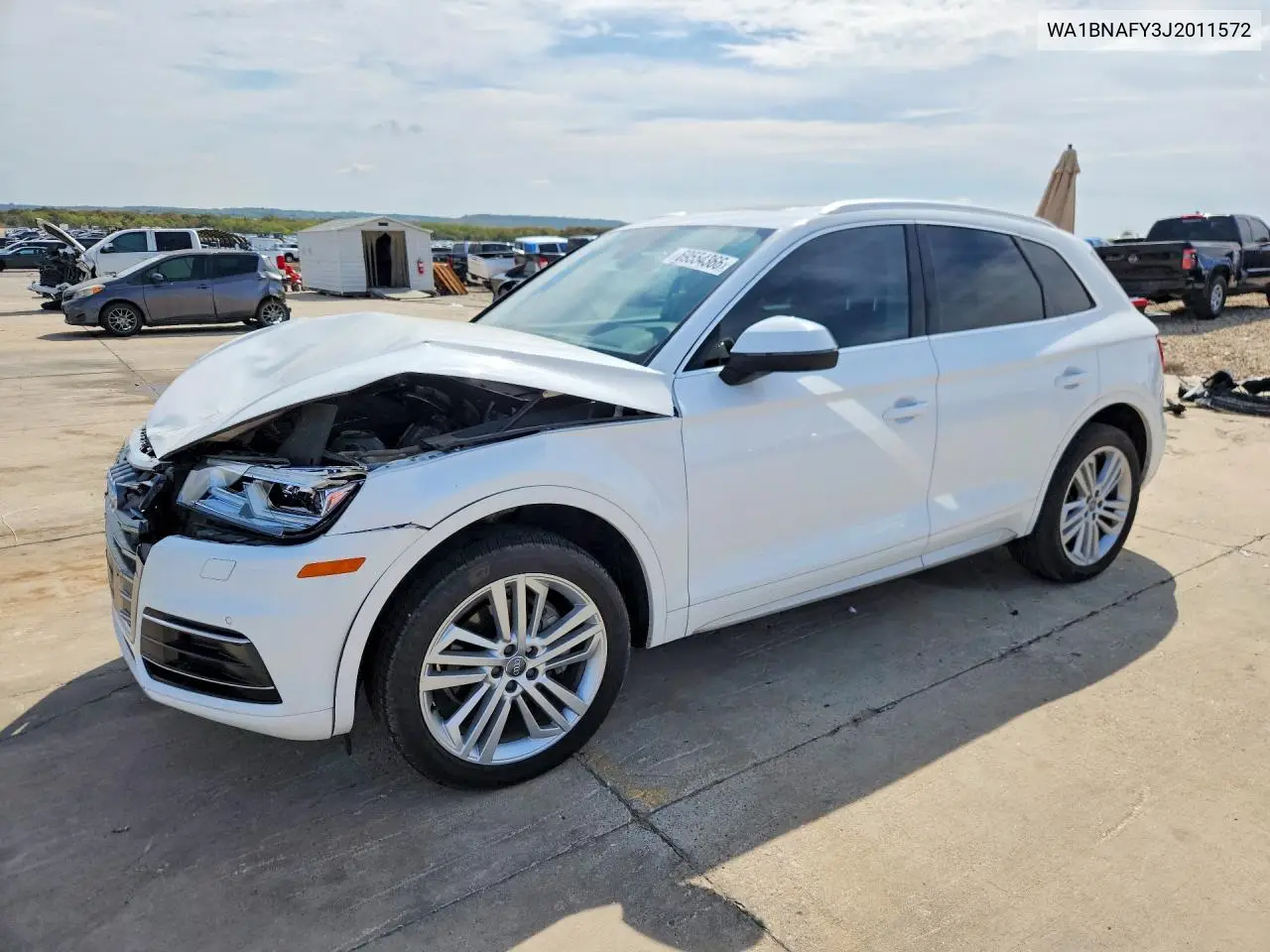 AUDI Q5 2018, VIN WA1BNAFY3J2011572