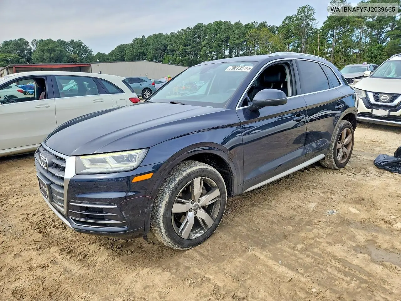 AUDI Q5 2018, VIN WA1BNAFY7J2039665