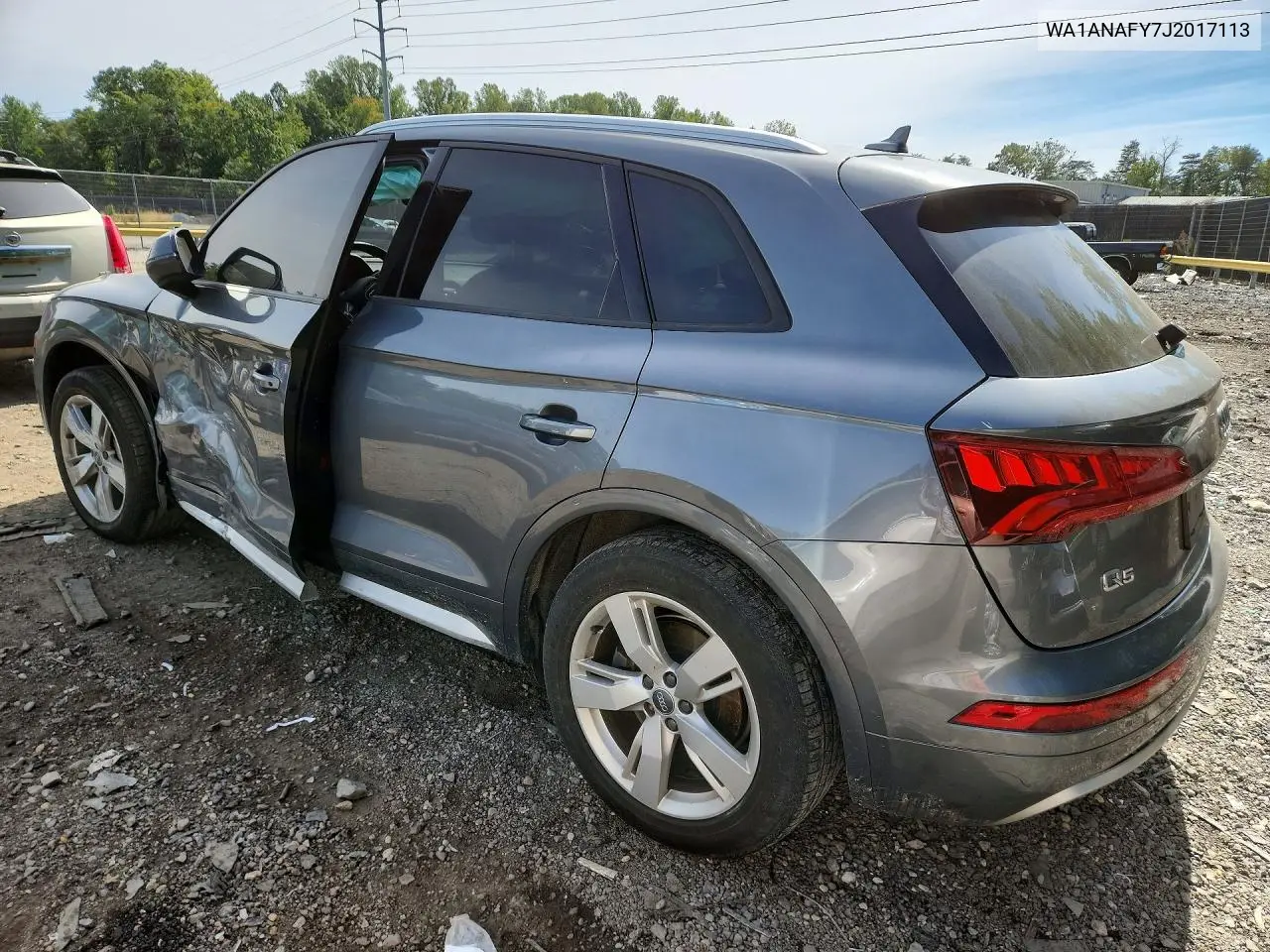 2018 AUDI Q5 VIN WA1ANAFY7J2017113 — фото 2
