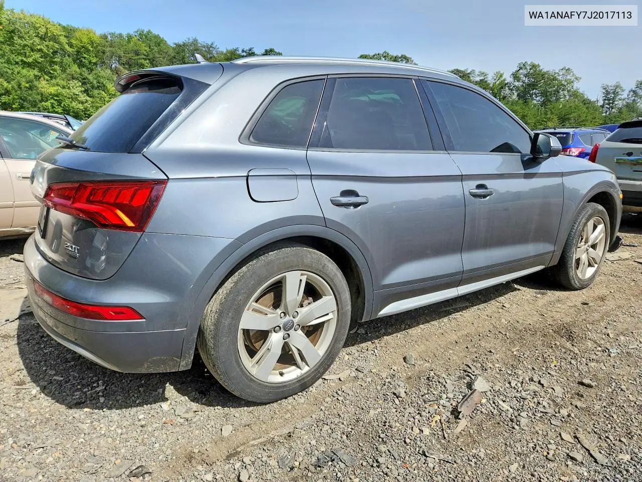 2018 AUDI Q5 VIN WA1ANAFY7J2017113 — фото 3