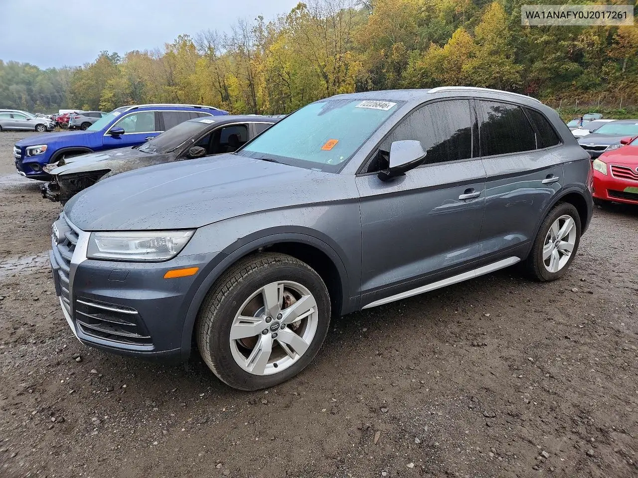 AUDI Q5 2018, VIN WA1ANAFY0J2017261