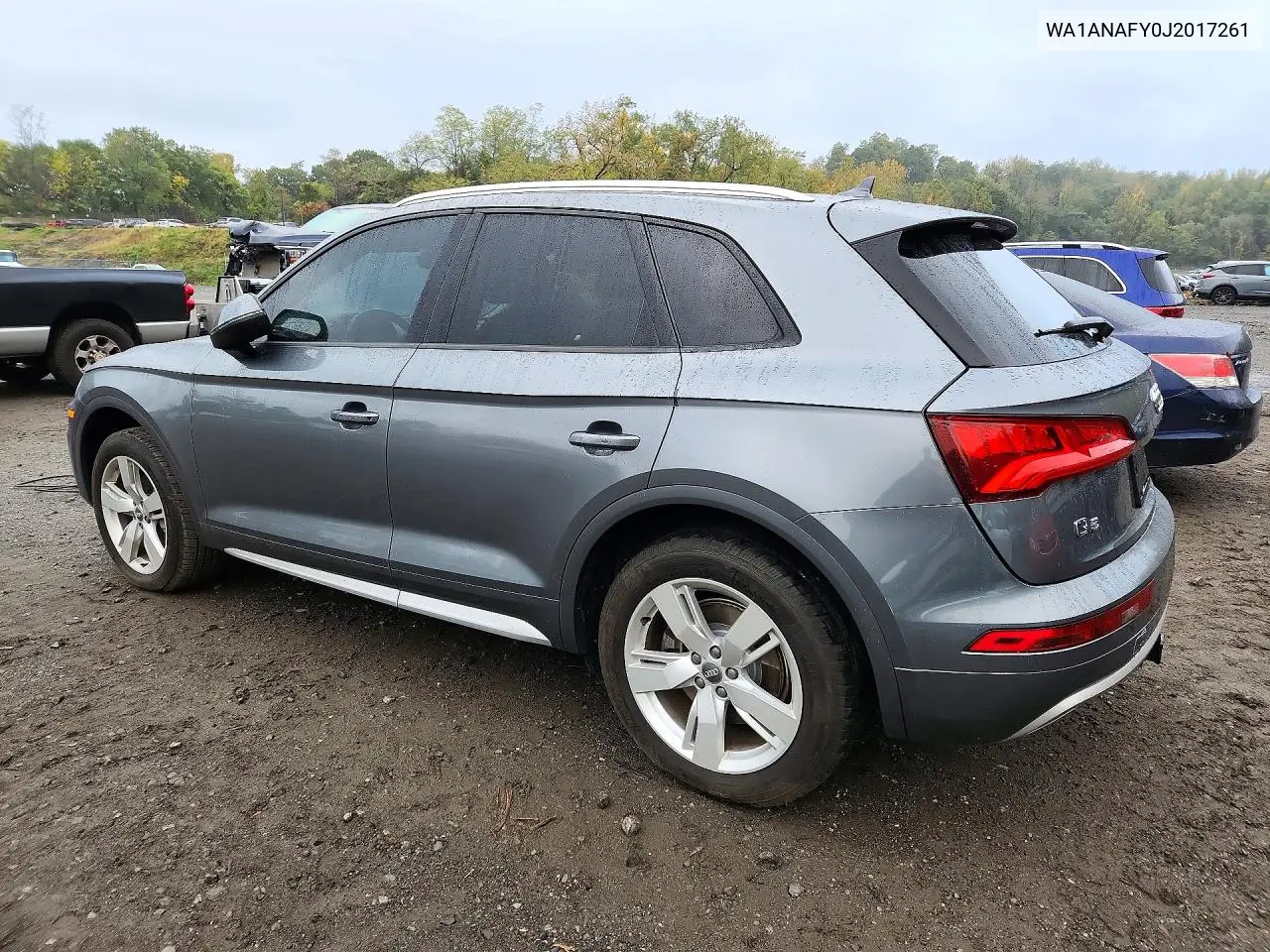 2018 AUDI Q5 VIN WA1ANAFY0J2017261 — фото 2