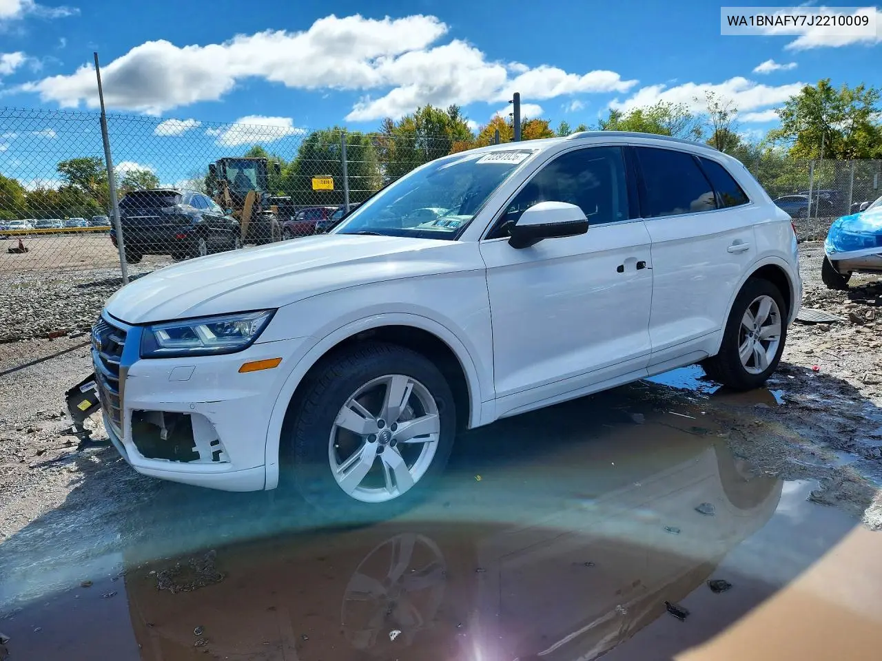AUDI Q5 2018, VIN WA1BNAFY7J2210009