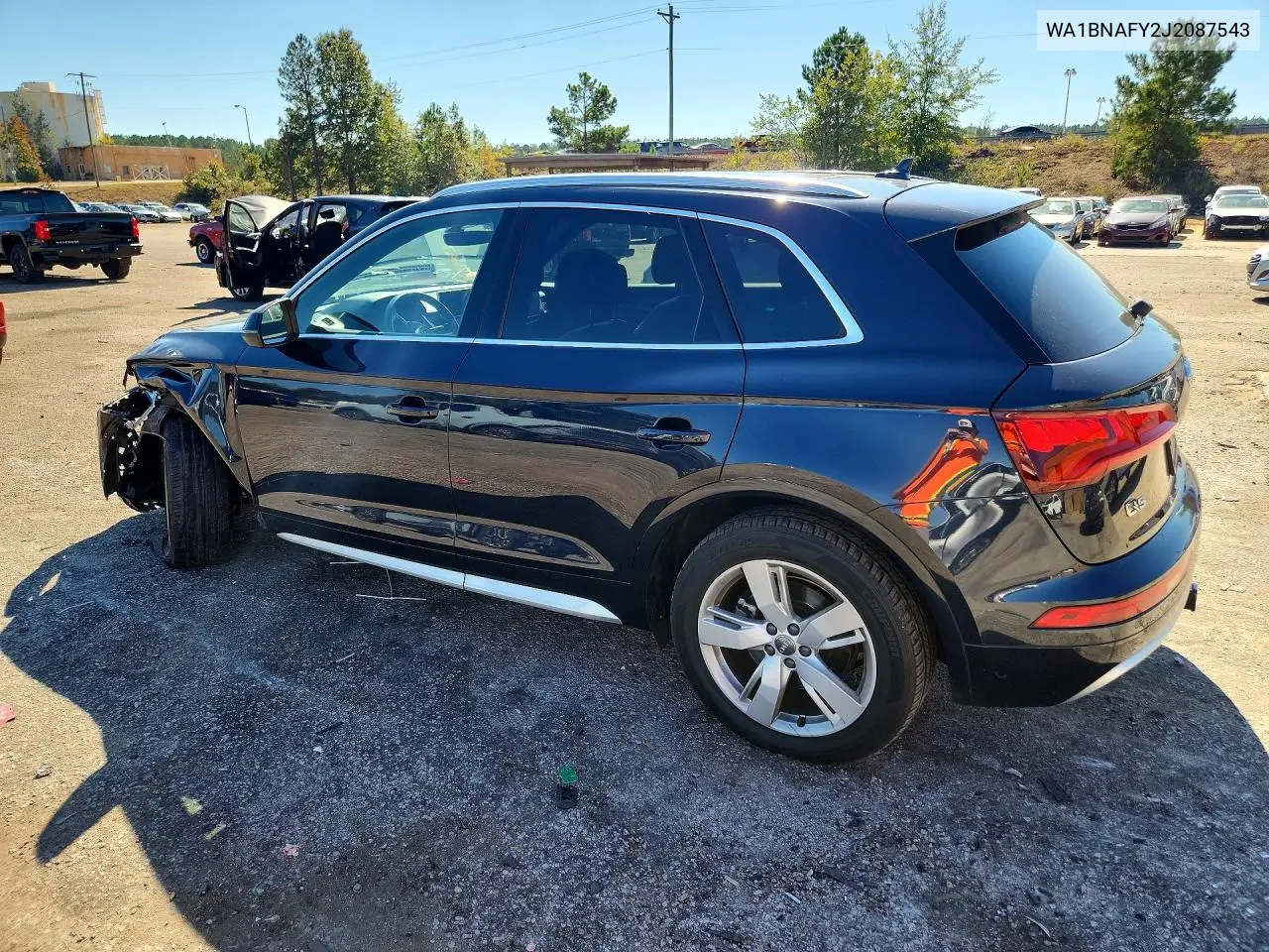 AUDI Q5 2018, VIN WA1BNAFY2J2087543