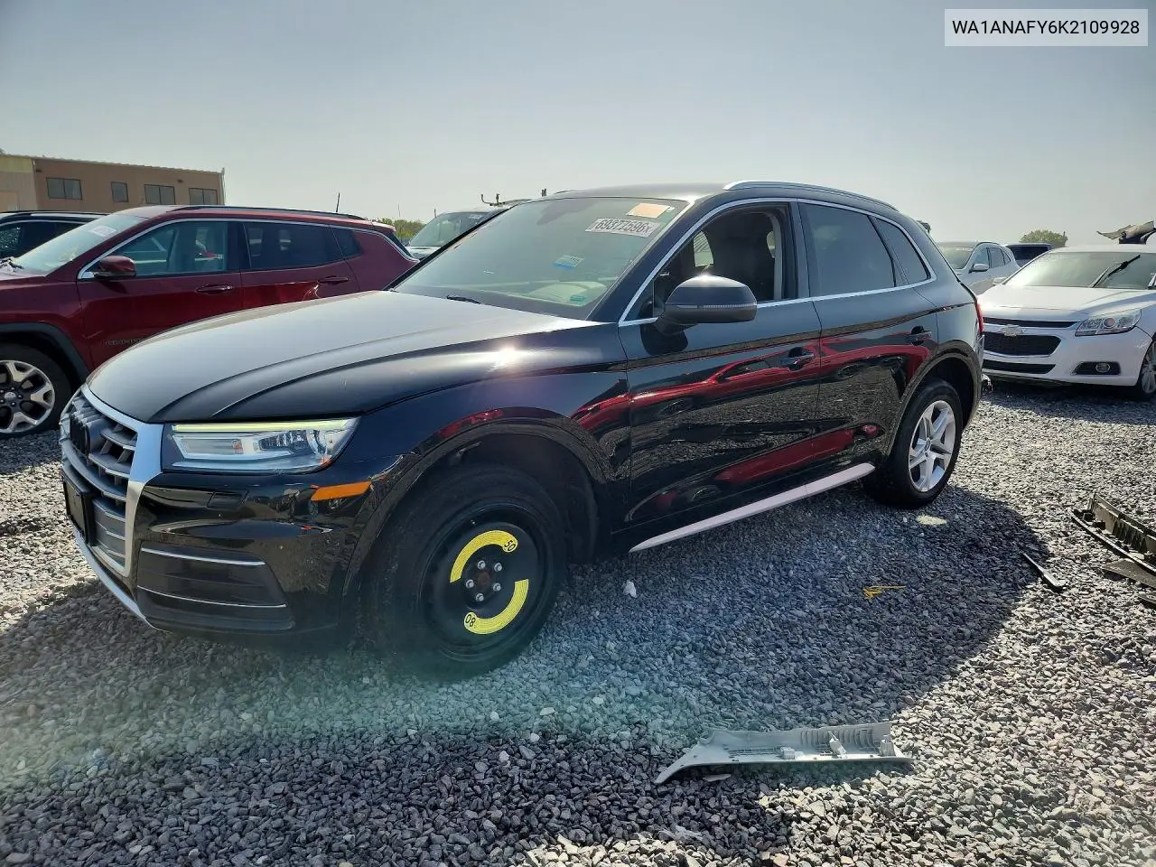 AUDI Q5 2019, VIN WA1ANAFY6K2109928