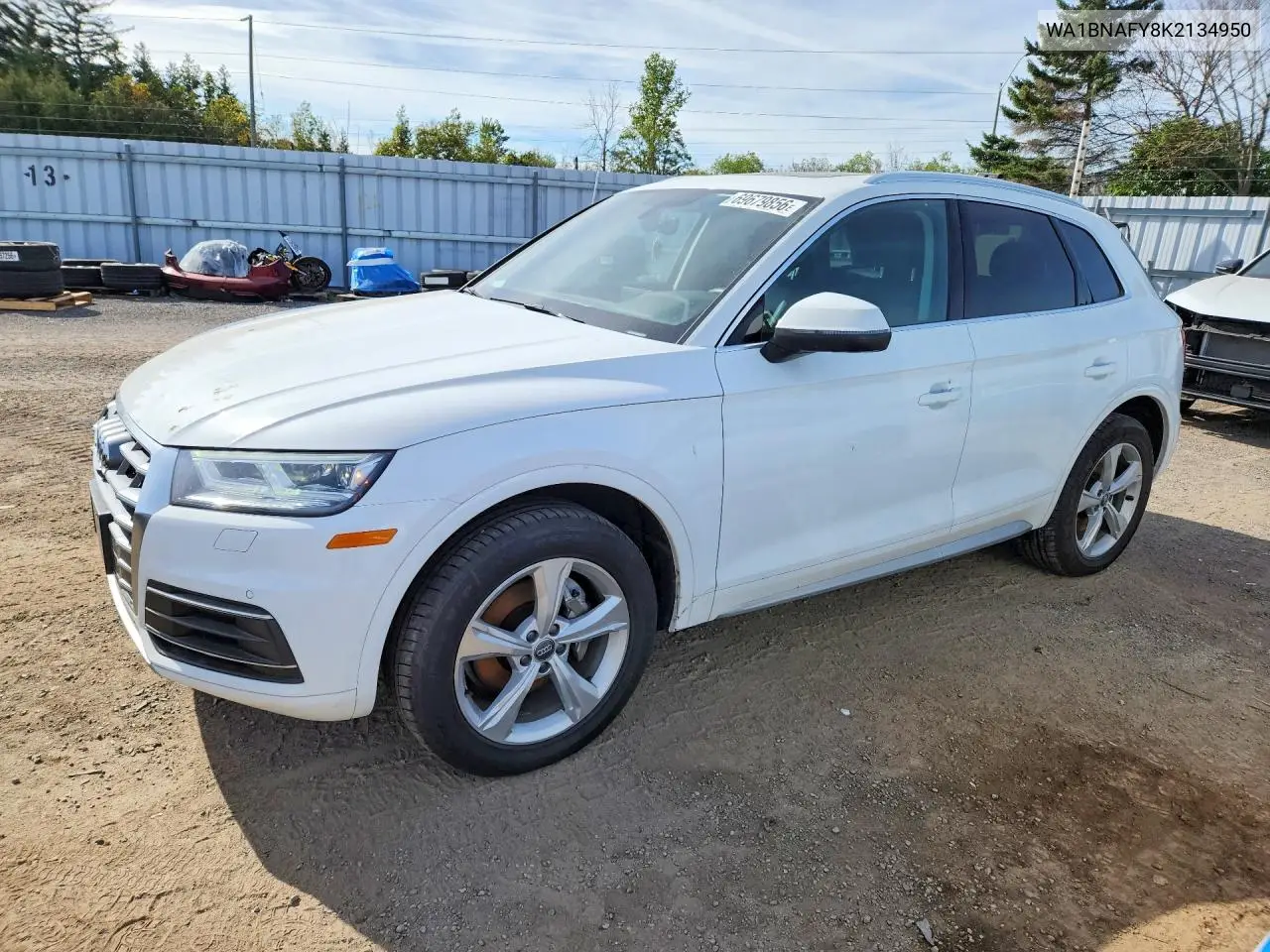 AUDI Q5 2019, VIN WA1BNAFY8K2134950