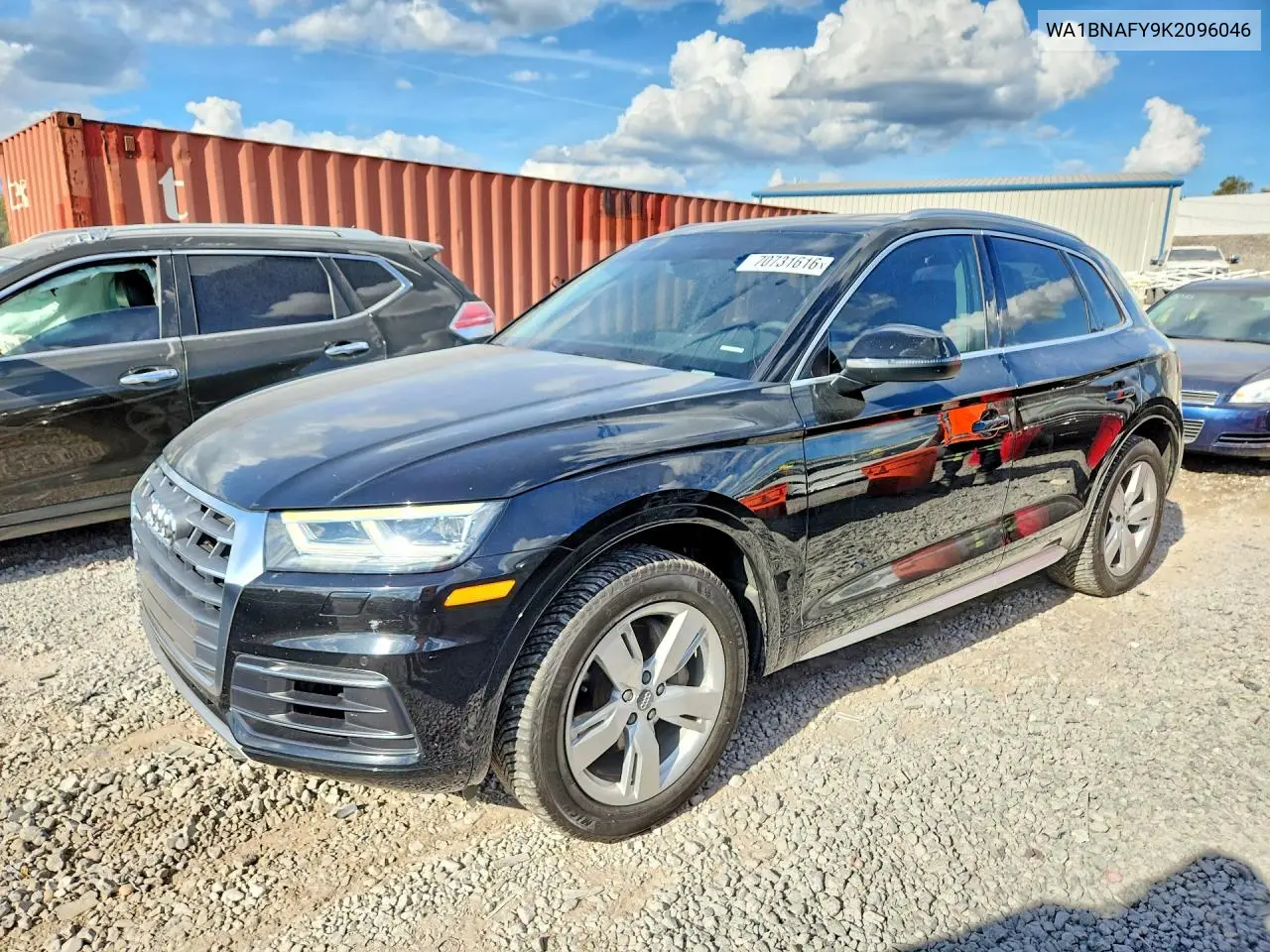AUDI Q5 2019, VIN WA1BNAFY9K2096046