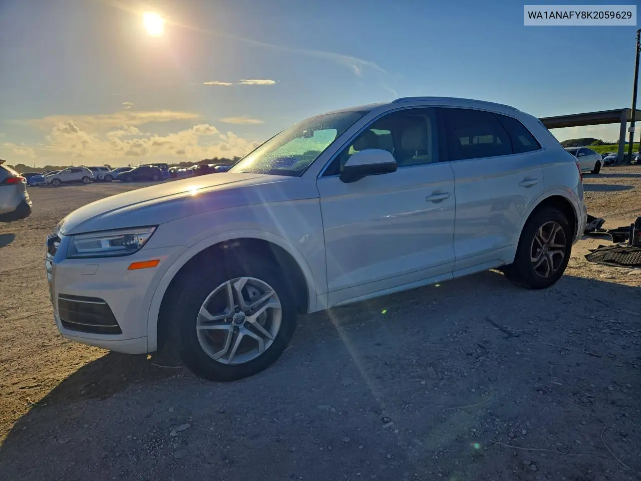 AUDI Q5 2019, VIN WA1ANAFY8K2059629
